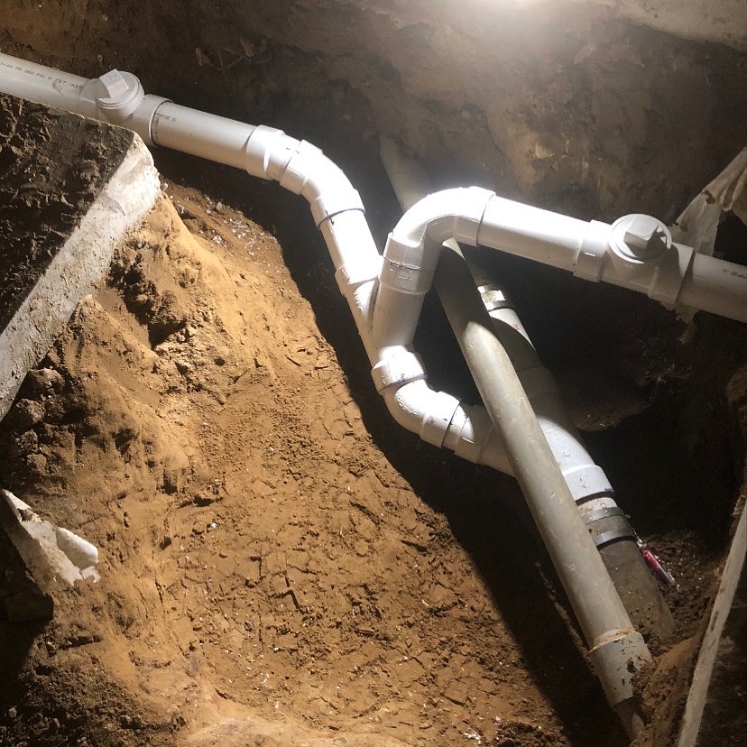 Camera sewer inspection