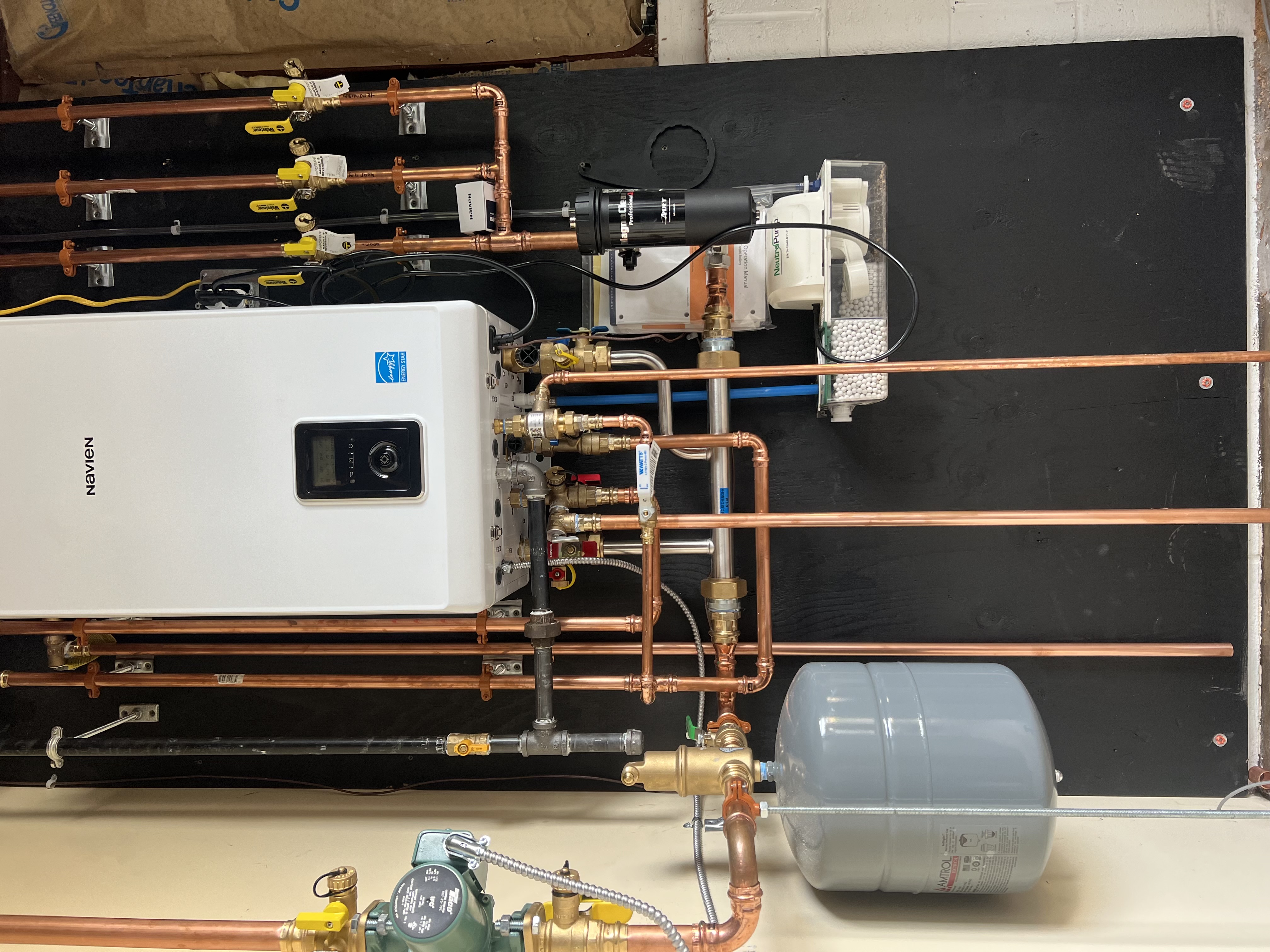 New combi boiler installed